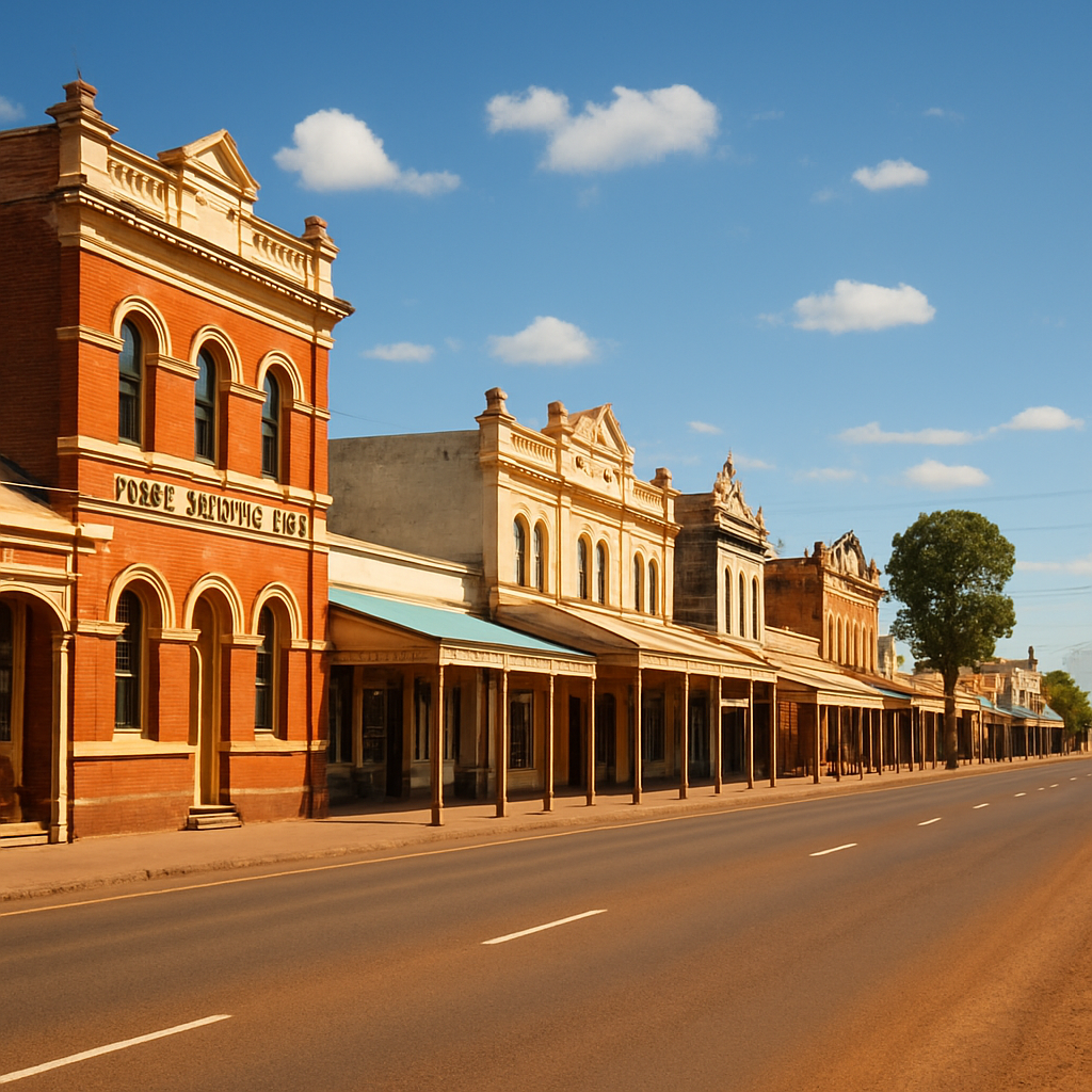 Forbes NSW main street and heritage architecture